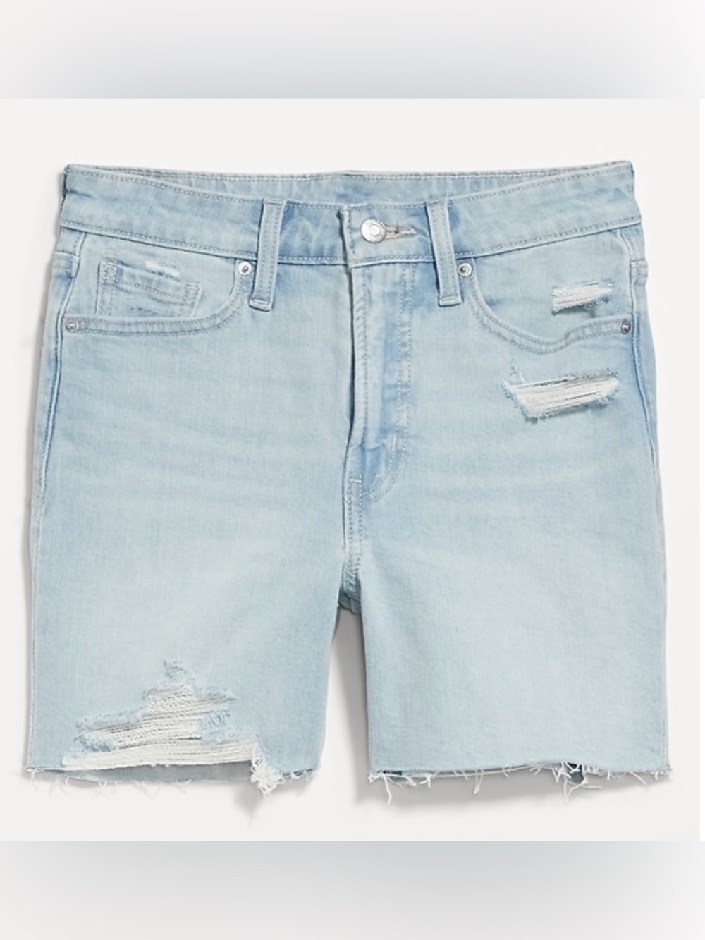 Old Navy High Rise OG Straight Distressed Shorts – Size 24